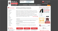 Desktop Screenshot of medicaltourismguide.com